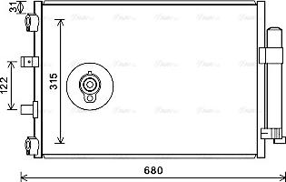 Ava Quality Cooling FD5487D - Конденсатор, кондиціонер avtolavka.club