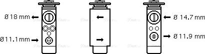 Ava Quality Cooling FD 1380 - Розширювальний клапан, кондиціонер avtolavka.club