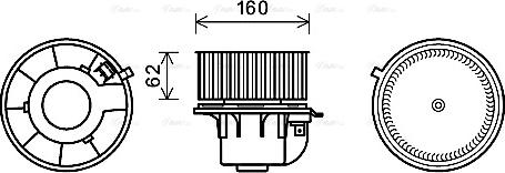 Ava Quality Cooling FD8499 - Вентилятор салону avtolavka.club