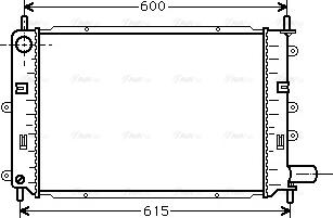 Ava Quality Cooling FD 2151 - Радіатор, охолодження двигуна avtolavka.club