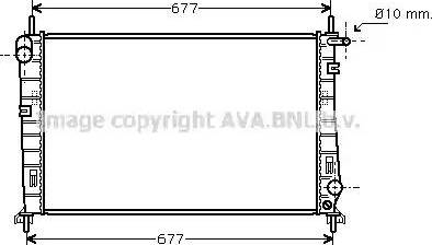 Ava Quality Cooling FD 2266 - Радіатор, охолодження двигуна avtolavka.club