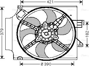 Ava Quality Cooling FD 7513 - Вентилятор, охолодження двигуна avtolavka.club