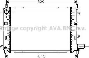 Ava Quality Cooling FDA2151 - Радіатор, охолодження двигуна avtolavka.club