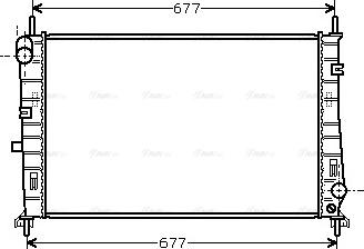 Ava Quality Cooling FDA2165 - Радіатор, охолодження двигуна avtolavka.club