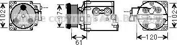 Ava Quality Cooling FD K436 - Компресор, кондиціонер avtolavka.club