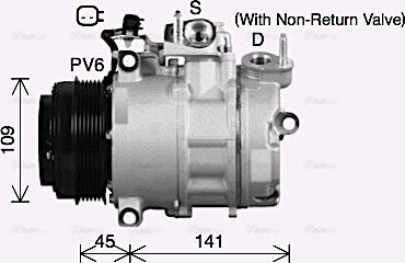 Ava Quality Cooling FDAK692 - Компресор, кондиціонер avtolavka.club