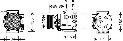 Ava Quality Cooling FD K402 - Компресор, кондиціонер avtolavka.club