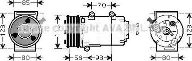 Ava Quality Cooling FD K416 - Компресор, кондиціонер avtolavka.club