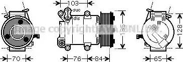 Ava Quality Cooling FD K418 - Компресор, кондиціонер avtolavka.club