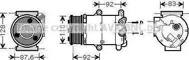 Ava Quality Cooling FD K430 - Компресор, кондиціонер avtolavka.club