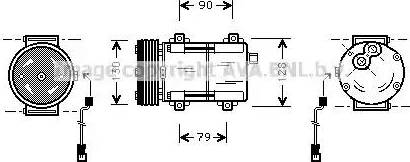 Ava Quality Cooling FD K160 - Компресор, кондиціонер avtolavka.club