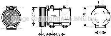 Ava Quality Cooling FD K322 - Компресор, кондиціонер avtolavka.club