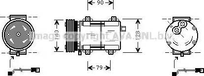 Ava Quality Cooling FD K288 - Компресор, кондиціонер avtolavka.club