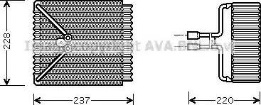 Ava Quality Cooling FD V371 - Випарник, кондиціонер avtolavka.club