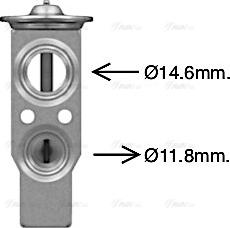 Ava Quality Cooling FT1479 - Розширювальний клапан, кондиціонер avtolavka.club