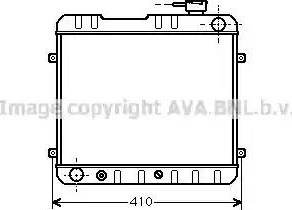 Ava Quality Cooling FT 2145 - Радіатор, охолодження двигуна avtolavka.club