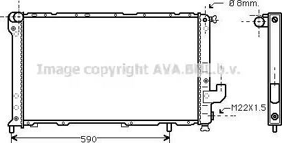 Ava Quality Cooling FT 2130 - Радіатор, охолодження двигуна avtolavka.club