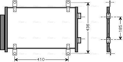 Ava Quality Cooling FTA5351D - Конденсатор, кондиціонер avtolavka.club