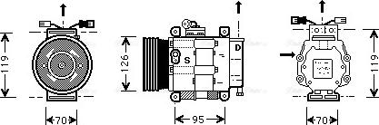 Ava Quality Cooling FT K048 - Компресор, кондиціонер avtolavka.club