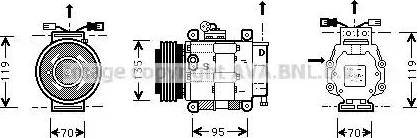 Ava Quality Cooling FT K062 - Компресор, кондиціонер avtolavka.club