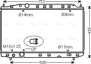 Ava Quality Cooling HD2300 - Радіатор, охолодження двигуна avtolavka.club