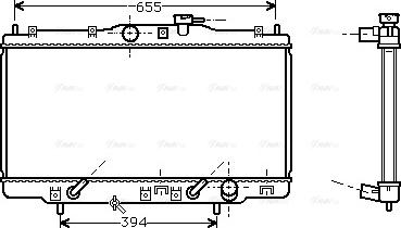 Ava Quality Cooling HDA2119 - Радіатор, охолодження двигуна avtolavka.club