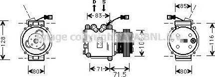 Ava Quality Cooling HD K009 - Компресор, кондиціонер avtolavka.club