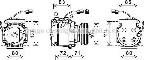 Ava Quality Cooling HDAK246 - Компресор, кондиціонер avtolavka.club