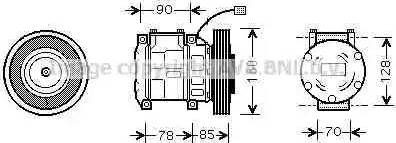 Ava Quality Cooling HD K019 - Компресор, кондиціонер avtolavka.club