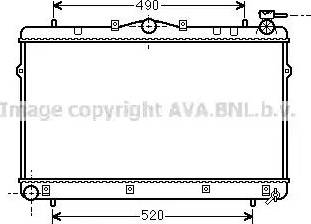 Ava Quality Cooling HY 2043 - Радіатор, охолодження двигуна avtolavka.club