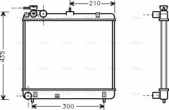 Ava Quality Cooling HYA2051 - Радіатор, охолодження двигуна avtolavka.club