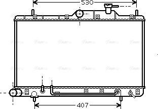 Ava Quality Cooling HYA2086 - Радіатор, охолодження двигуна avtolavka.club