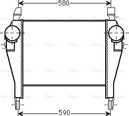 Ava Quality Cooling IV 4106 - Интеркулер avtolavka.club