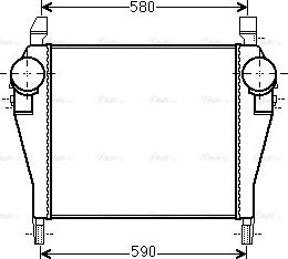 Ava Quality Cooling IV 4101 - Интеркулер avtolavka.club