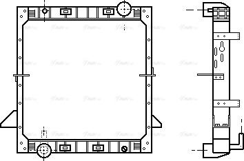 Ava Quality Cooling IV 2008 - Радіатор, охолодження двигуна avtolavka.club