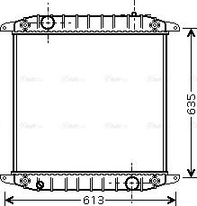 Ava Quality Cooling IV 2078 - Радіатор, охолодження двигуна avtolavka.club