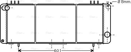 Ava Quality Cooling JE 2016 - Радіатор, охолодження двигуна avtolavka.club