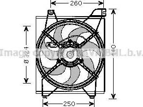 Ava Quality Cooling KA7515 - Вентилятор, охолодження двигуна avtolavka.club