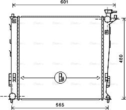 Ava Quality Cooling KAA2239 - Радіатор, охолодження двигуна avtolavka.club