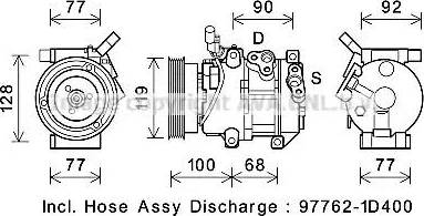 Ava Quality Cooling KAK267 - Компресор, кондиціонер avtolavka.club