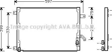 Ava Quality Cooling LC 5070 - Конденсатор, кондиціонер avtolavka.club