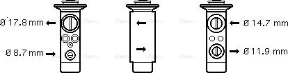 Ava Quality Cooling ME1256 - Розширювальний клапан, кондиціонер avtolavka.club