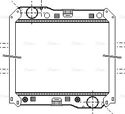 Ava Quality Cooling ME 2200 - Радіатор, охолодження двигуна avtolavka.club