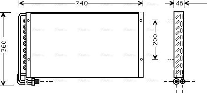 Ava Quality Cooling MN 5013 - Конденсатор, кондиціонер avtolavka.club