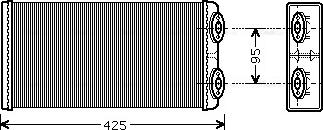 Ava Quality Cooling MNA6029 - Теплообмінник, опалення салону avtolavka.club