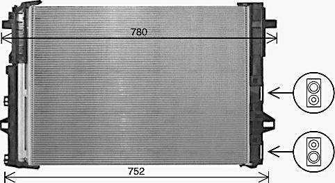 Ava Quality Cooling MS5716D - Конденсатор, кондиціонер avtolavka.club