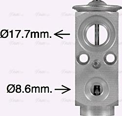 Ava Quality Cooling MS1753 - Розширювальний клапан, кондиціонер avtolavka.club