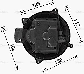 Ava Quality Cooling MS8765 - Вентилятор салону avtolavka.club