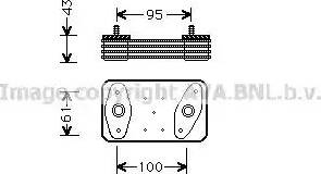 Ava Quality Cooling MS 3225 - Масляний радіатор, рухове масло avtolavka.club