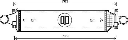 Ava Quality Cooling MSA4659 - Интеркулер avtolavka.club